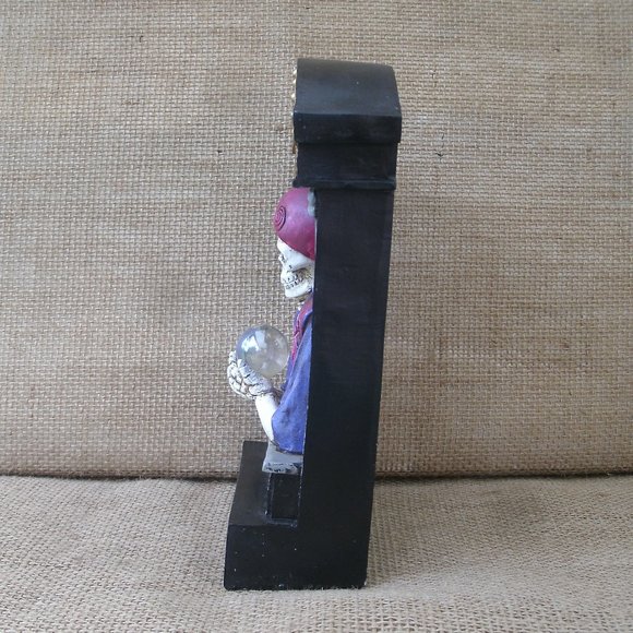 Accents Skeleton Fortune Teller Booth Figurine Crystal Ball Poshmark